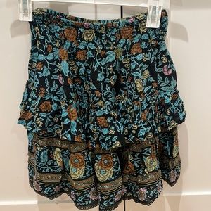 Never Worn Sea Lustre Mini Skirt S/M (0-4)